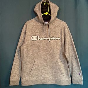 Champion Gray Hooded Sweatshirt